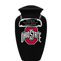 Fan Series - Ohio State University Buckeyes Black Memorial Cremation Urn - IUOHIO100