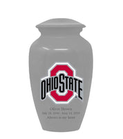 Fan Series - Ohio State University Buckeyes Silver Memorial Cremation Urn - IUOHIO101