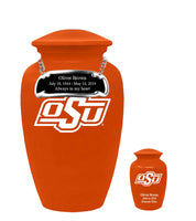 Fan Series - Oklahoma State University Cowboys Orange Memorial Cremation Urn - IUOKS101