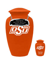 Fan Series - Oklahoma State University Cowboys Orange Memorial Cremation Urn - IUOKS101
