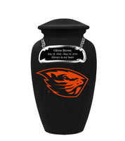 Oregon State Beavers Black Memorial Cremation Urn - IUORST100