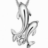 Two Dolphins Pendant - IUPN171