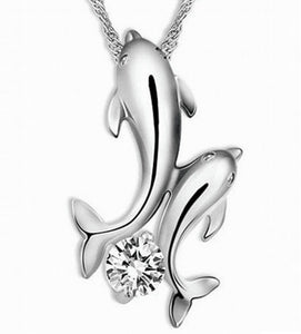 Two Dolphins Pendant - IUPN171