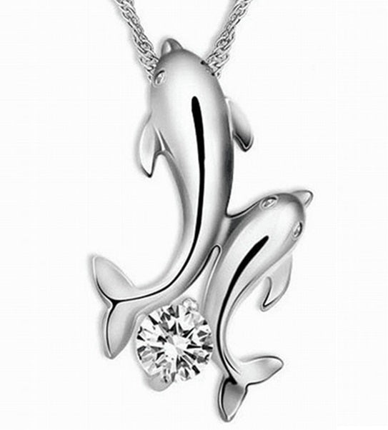 Two Dolphins Pendant - IUPN171