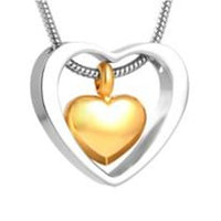 Dangling Golden Heart Pendant - IUPN181