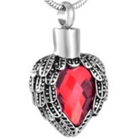 Ruby Angel Winged Pendant - IUPN183