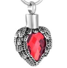 Ruby Angel Winged Pendant - IUPN183