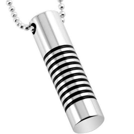 Striped Cylinder Pendant - IUPN196