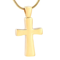 Gold Colored Cross Pendant - IUPN228