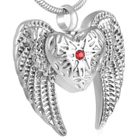 Heart with Wings Pendant - IUPN231