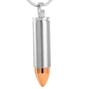 Bullet with Brass Top Pendant - IUPN238