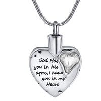 "I Have You In My Heart" Birthstone  Cremation Pendant - IUPN254