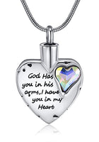 "I Have You In My Heart" Birthstone  Cremation Pendant - IUPN254