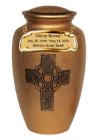 Classic Cross Religious Urn - IURE109
