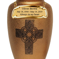 Classic Cross Religious Urn - IURE109