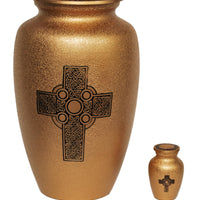 Classic Cross Religious Urn - IURE109