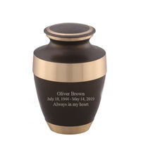 Sparta Series - Brown Cremation Urn - IURG100