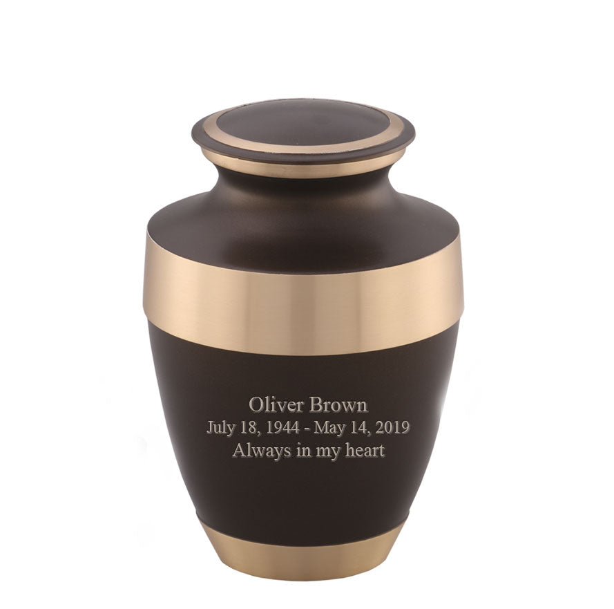 Sparta Series - Brown Cremation Urn - IURG100