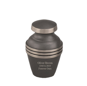 Sparta Series - Ashen Pewter Cremation Urn - IURG103
