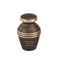 Sparta Series - Ashen Brown Cremation Urn - IURG103-B