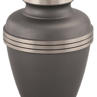 Scratch & Dent Gray Urn- IURG103-U