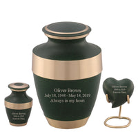 Sparta Series - Green Cremation Urn - IURG105