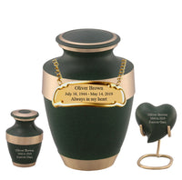 Sparta Series - Green Cremation Urn - IURG105