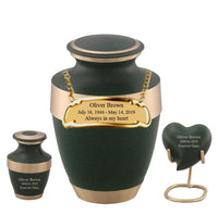 Sparta Series - Green Cremation Urn - IURG105

