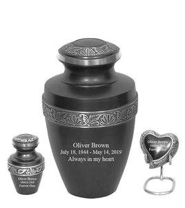 Apollo Grey Cremation Urn - IURG117