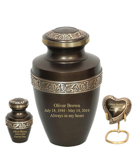 Apollo Brown Cremation Urn - IURG118