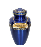 Apollo Blue Cremation Urn - IURG119
