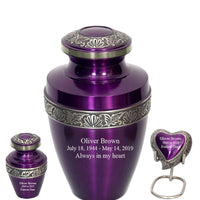 Apollo Purple Cremation Urn - IURG120