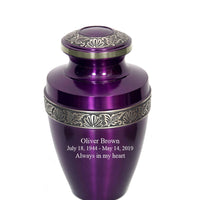 Apollo Purple Cremation Urn - IURG120