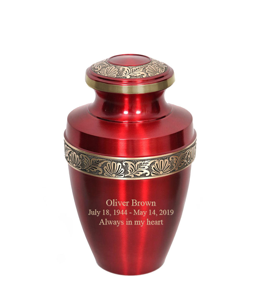 Apollo Red Cremation Urn - IURG121