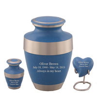 Sparta Series - Blue Cremation Urn - IURG127
