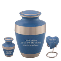 Sparta Series - Blue Cremation Urn - IURG127