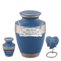 Sparta Series - Blue Cremation Urn - IURG127
