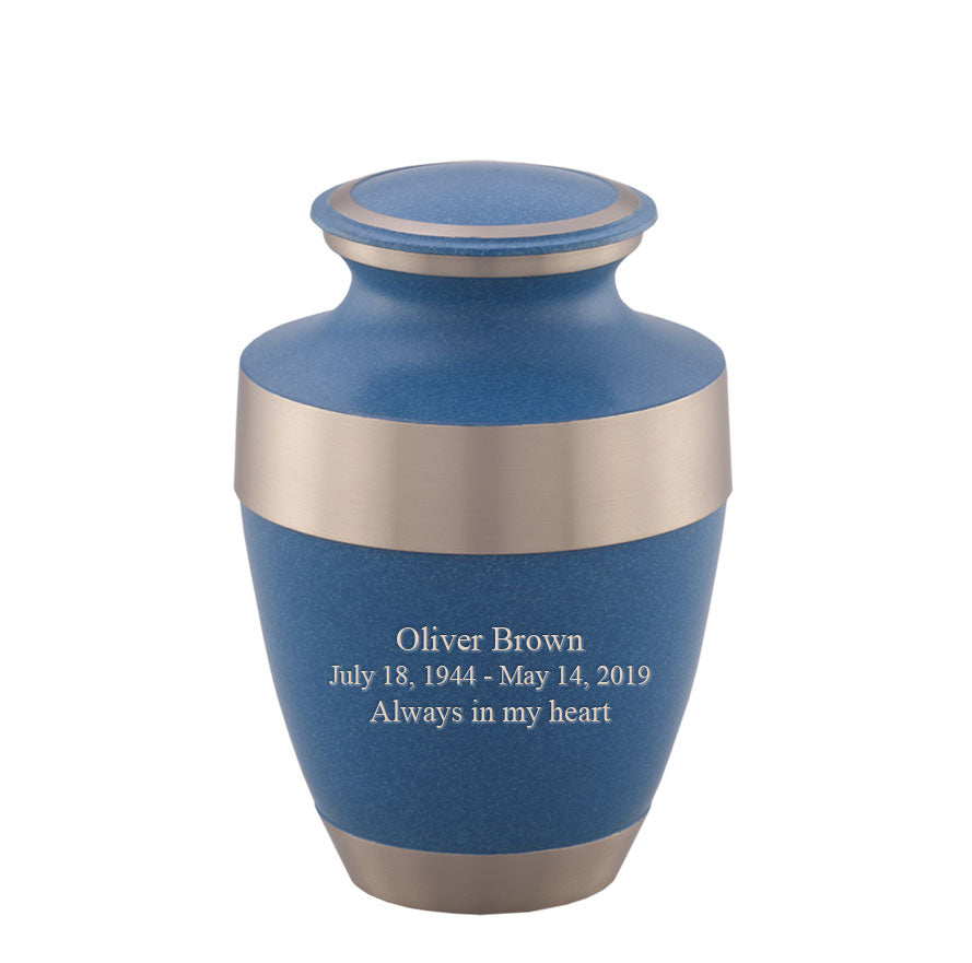 Sparta Series - Blue Cremation Urn - IURG127