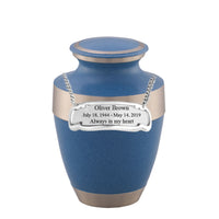 Sparta Series - Blue Cremation Urn - IURG127