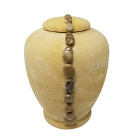 Ocean Pebble Natural Sand Biodegradable Urn - IUSAN103