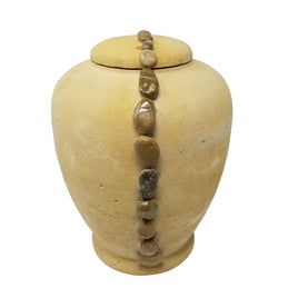 Ocean Pebble Natural Sand Biodegradable Urn - IUSAN103