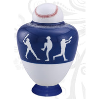 Infinity Baseball Team Cremation Urn - Dark Blue - IUSP110-DB