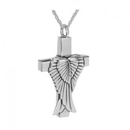 Silver Wings on the Cross Pendant - IUSPN122