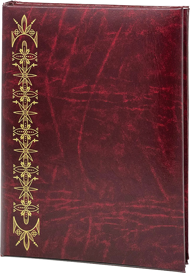 Lattice Maroon Register Book - IUSRB100-Maroon