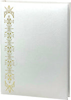 Lattice White Register Book - SHPVL100-White