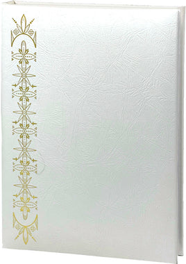 Lattice White Register Book - SHPVL100-White