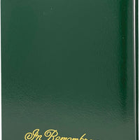 Remembrance Green Register Book - STVL101-Green