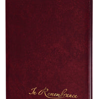 Value Series In Remembrance Memorial Guest Book - 6 Ring - STVL102