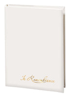 Value Series In Remembrance Memorial Guest Book - 6 Ring - STVL102-Black