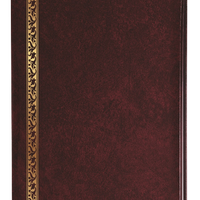 Value Series Scroll Memorial Guest Book - 6 Ring - IUSRB103